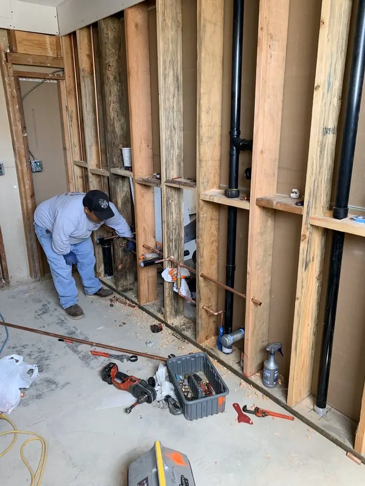 Commercial rough-in plumbing for Water Heater Replacement in Bonaparte Estates
